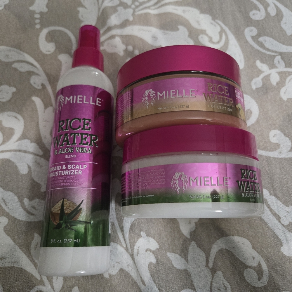 Mielle Rice Water Hair Care Set